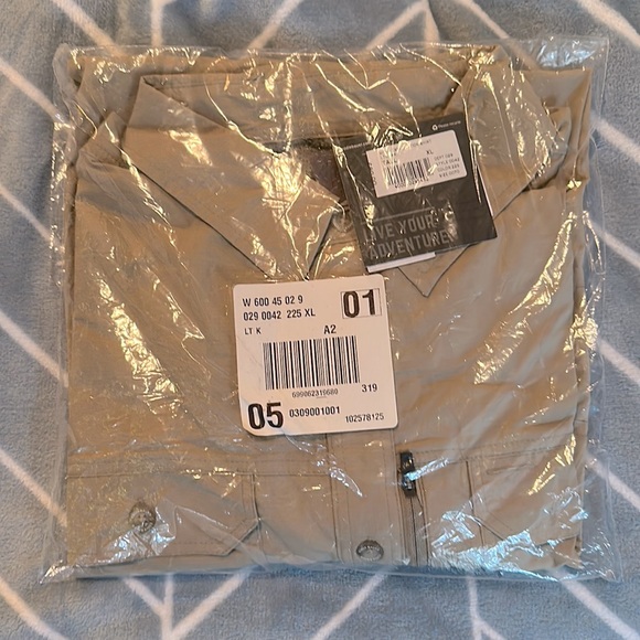 Eddie Bauer Men's XL Tall Exploration Shirt - Khaki - Picture 2 of 5